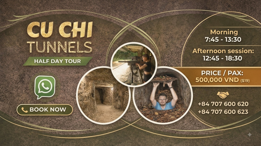 Cu Chi Tunnels – Half Day Tour